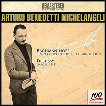Sergej Rachmaninoff (1873-1943), Claude Debussy (1862-1918) & Arturo Benedetti Michelangeli - Piano Concerto 4, Images I & II (LP)