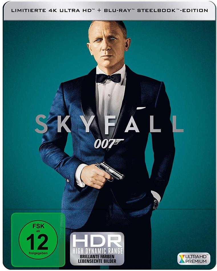 James Bond: Skyfall (2012) (Limited Edition, Steelbook, 4K Ultra HD + Blu-ray)