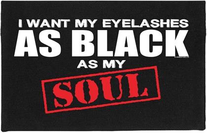 Eyelashes Black As My Soul - Make Up Bag