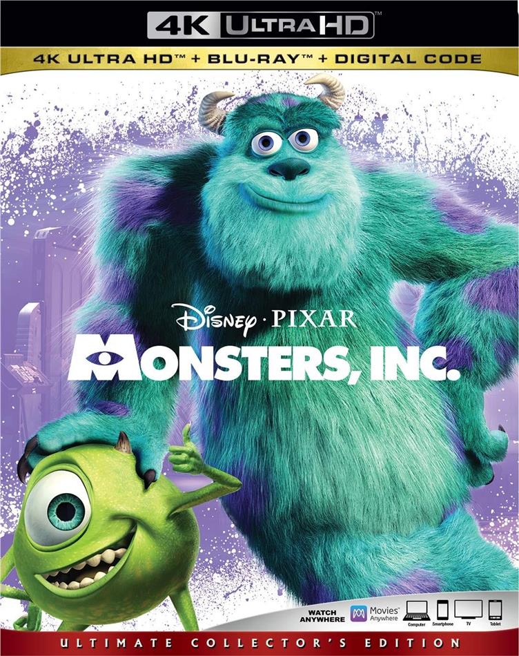 Monsters, Inc. (2001) (Ultimate Collector's Edition, 4K Ultra HD + Blu-ray)