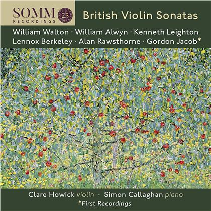 Clare Howick, Simon Callaghan, Sir William Walton (1902-1983), William Alwyn (1905-1985), Kenneth Leighton (1929-1988), … - British Violin Sonatas