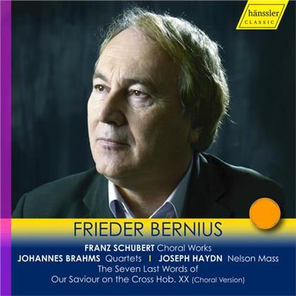 Kammerchor Stuttgart, Franz Schubert (1797-1828), Johannes Brahms (1833-1897), Franz Joseph Haydn (1732-1809) & Frieder Bernius - Choral Works, Quartets, Nelson Mass, Seven Last Words (4 CDs)