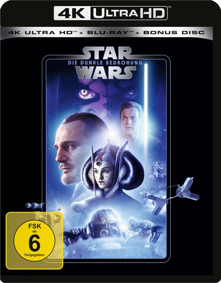 Star Wars - Episode 1 - Die dunkle Bedrohung (1999) (Line Look, 4K Ultra HD + 2 Blu-rays)