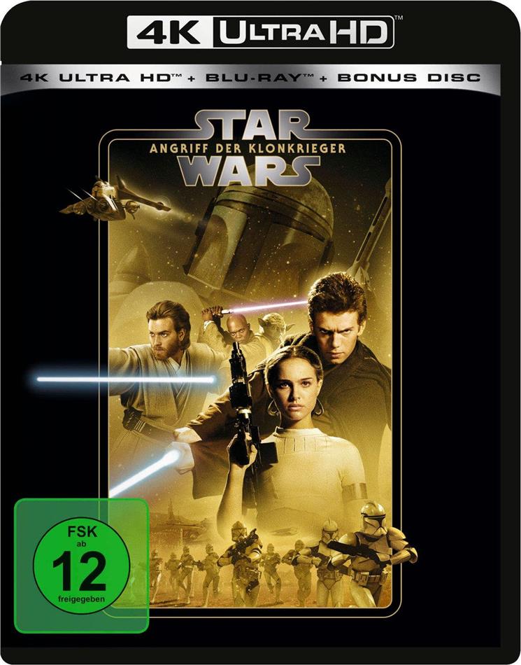 Star Wars - Episode 2 - Angriff der Klonkrieger (2002) (Line Look, 4K Ultra HD + 2 Blu-rays)