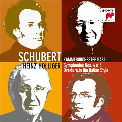 Kammerorchester Basel, Franz Schubert (1797-1828) & Heinz Holliger (*1939) - Symphonies Nos. 4 & 6 - Overture In The Italian Style