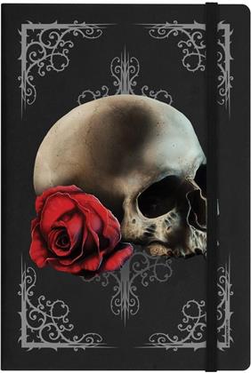 Cranial Rose - A5 Hard Cover Notebook