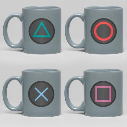 Playstation - Buttons (Espresso Mug Set)