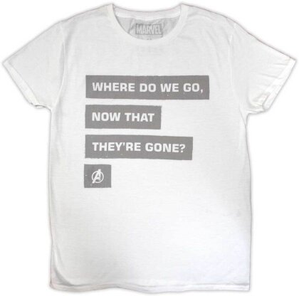 Marvel Comics - Avengers Now That Theyre Gone (White) T-Shirt