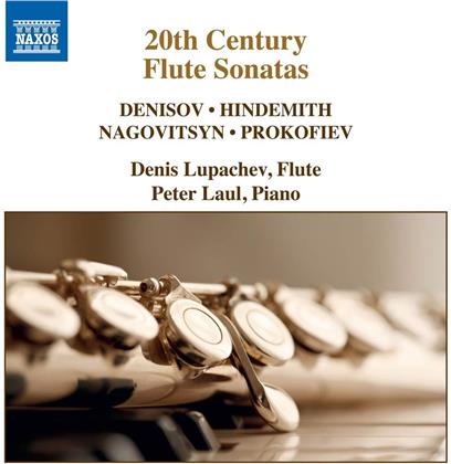 Paul Hindemith (1895-1963), Vyacheslav Nagovitsin (*1939), Edison Denisov (1929-1996), Serge Prokofieff (1891-1953), Denis Lupachev, … - 20Th Century Flute Sonatas