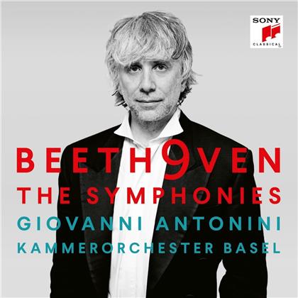 Ludwig van Beethoven (1770-1827), Giovanni Antonini & Kammerorchester Basel - Die Sinfonien (6 CDs)