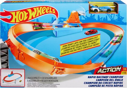 Hot Wheels Rapid Raceway - Champion Trackset, Kurven,