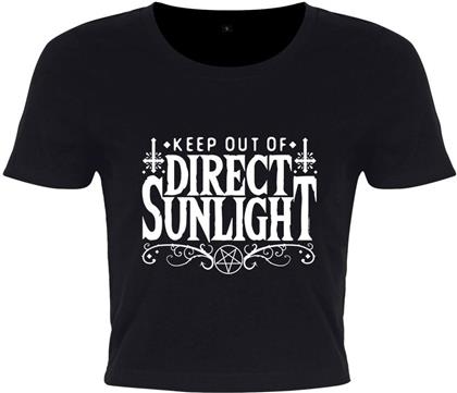 Keep Out of Direct Sunlight - Ladies Crop Top