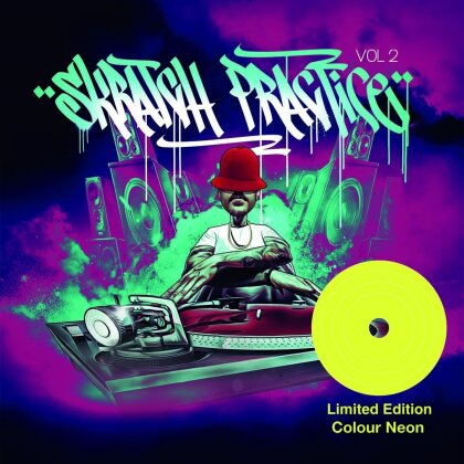 DJ T-Kut - Scratch Practice Vol. 2 (Neon Yellow Vinyl, LP)