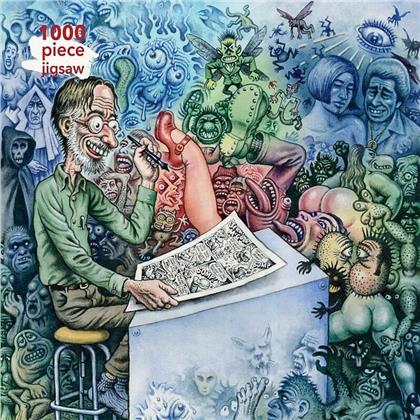 R. Crumb: Who's Afraid of Robert Crumb? - Adult Jigsaw Puzzle 1000 Pieces