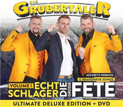 Die Grubertaler - Echt Schlager, die große Fete (Édition Deluxe, CD + DVD)