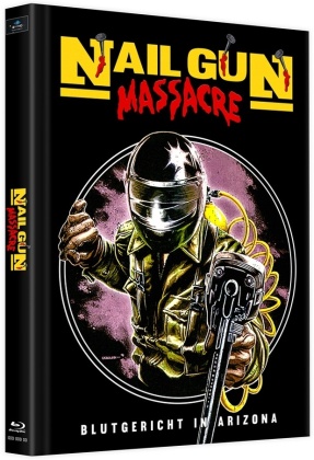 Nail Gun Massacre (1985) (Cover B, Limited Edition, Mediabook, Uncut, 2 Blu-rays)