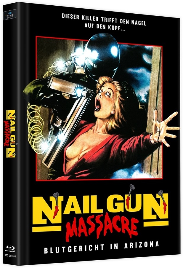 Nail Gun Massacre (1985) (Cover C, Limited Edition, Mediabook, Uncut, 2 Blu-rays)