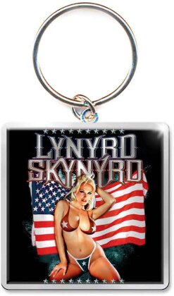 Lynyrd Skynyrd Keychain - American Flag (Photo-print)