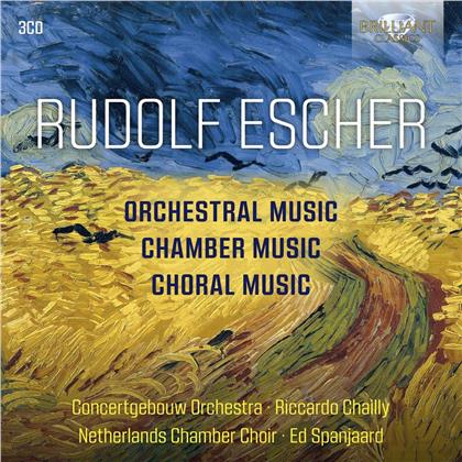 Rudolf Escher, Riccardo Chailly & Concertgebow Orchestra - Orchestral, Chamber And Choral Music (3 CDs)