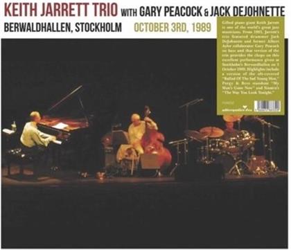 Keith Jarrett, Gary Peacock & Jack DeJohnette - Berwardhallen, Stockholm October 3Rd 1989 (2020 Reissue, Alternative Fox, LP)