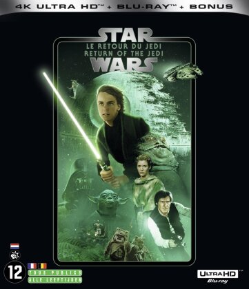 Star Wars - Episode 6 - Le retour du Jedi / Return of the Jedi (1983) (Line Look, 4K Ultra HD + 2 Blu-ray)