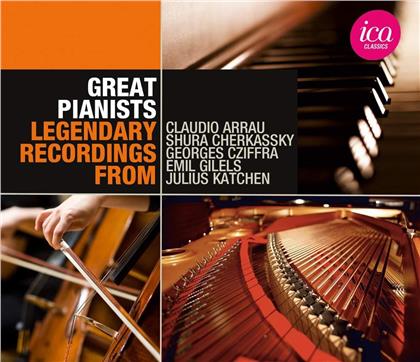 Ludwig van Beethoven (1770-1827), Emil Gilels, Claudio Arrau, Julius Katchen, Georges Cziffra, … - Great Pianists (5 CDs)