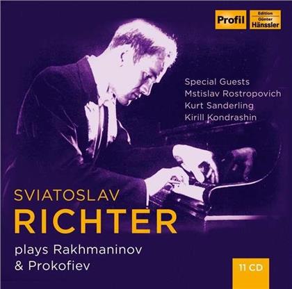 Sergej Rachmaninoff (1873-1943), Serge Prokofieff (1891-1953) & Sviatoslav Richter - Plays Rakhmaninov & Prokofiev (11 CDs)