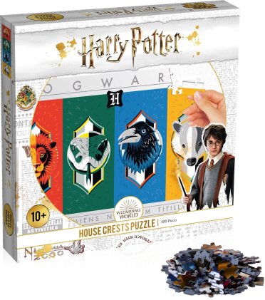 Harry Potter - House Crests (500 Piece Jigsaw Puzzle)
