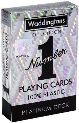 Waddingtons of London Number 1 Playing Cards Platinum Deck (Spielkarten)