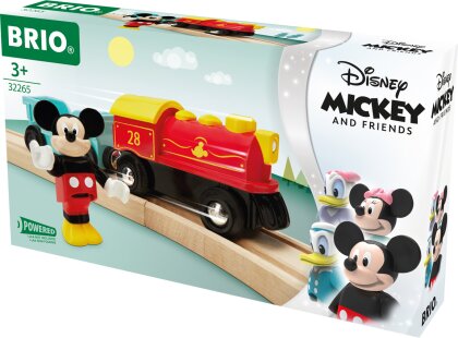 Batteriebetriebener Mickey - Maus Zug, 3 Teile, 179x35x50