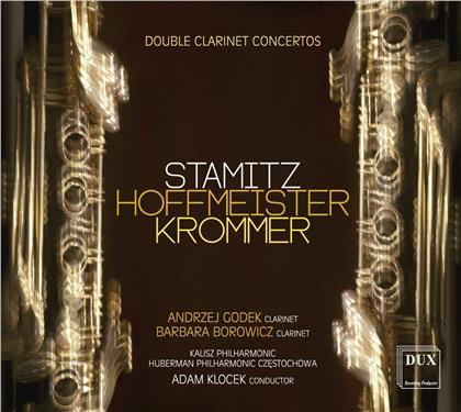 Carl Philipp Stamitz (1745-1801), Franz Anton Hoffmeister (1754-1812), Krommer, Adam Klocek, Barbara Borowicz, … - Double Clarinet Concertos