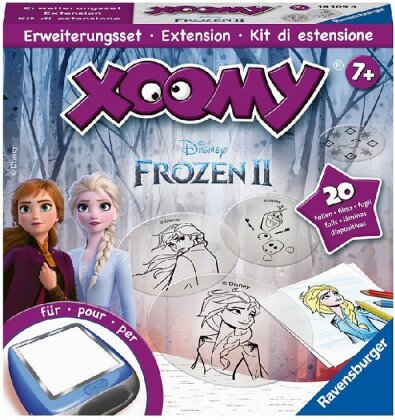 Ravensburger Xoomy Erweiterungsset Frozen 2 18109 - Die Figuren aus die Eiskönigin 2 zeichnen lernen. Kreatives Zeichnen für Kinder ab 7 Jahren