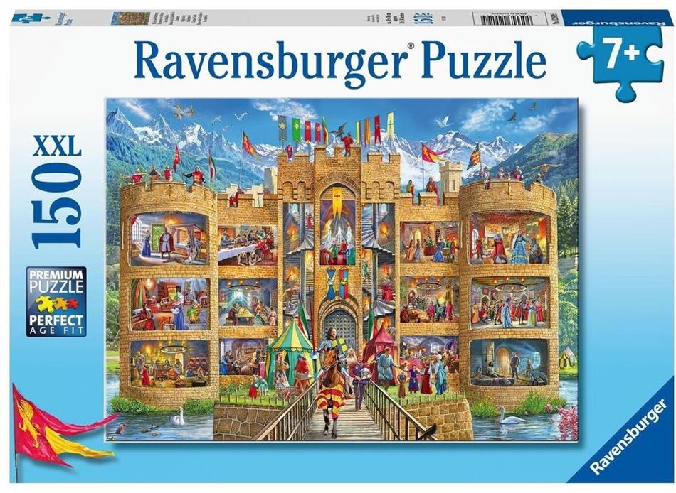 Blick in die Ritterburg - 150 XXL-Teile Puzzle