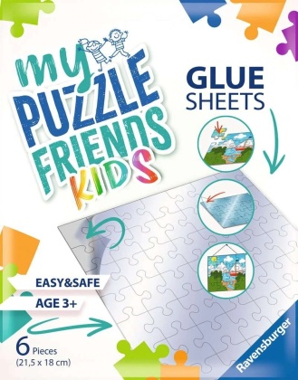 My Puzzle Friends Glue Sheets - 6 Pieces