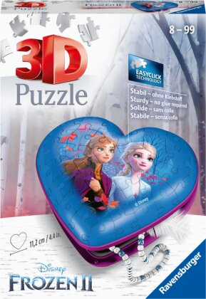 Disney Frozen 2: Herzschatulle - 3D Puzzle 54 Teile