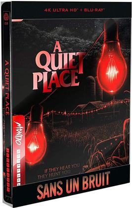A Quiet Place - Sans un bruit (2018) (Edizione Limitata, Steelbook, 4K Ultra HD + Blu-ray)