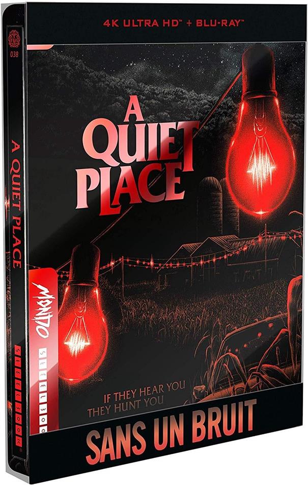 A Quiet Place - Sans un bruit (2018) (Edizione Limitata, Steelbook, 4K Ultra HD + Blu-ray)