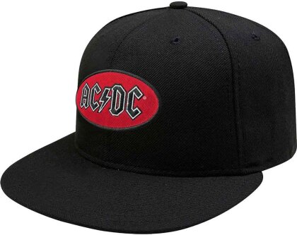 AC/DC Unisex Snapback Cap - Oval Logo