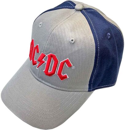 AC/DC Unisex Baseball Cap - Red Logo (2 Tone)