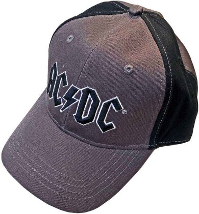 AC/DC Unisex Baseball Cap - Black Logo (2 Tone)