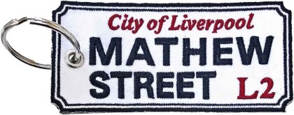 Road Sign Keychain - Mathew Street, Liverpool Sign (Double Sided)