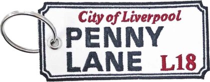 Road Sign Keychain - Penny Lane, Liverpool Sign (Double Sided)