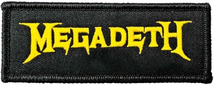 Megadeth Woven Patch - Logo (Standard)