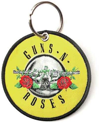 Guns N' Roses Keychain - Classic Circle Logo (Double Sided)