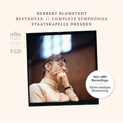 Ludwig van Beethoven (1770-1827), Herbert Blomstedt & Staatskapelle Dresden - Symphonies 1-9 - 1975-1980 Recordings, Native Analogue Remastering (5 CD)