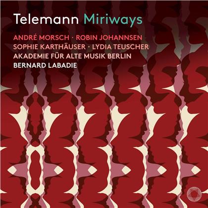 Akademie für Alte Musik Berlin, Georg Philipp Telemann (1681-1767), Bernard Labadie, André Morsch, Robin Johannsen, … - Miriways (2 CDs)