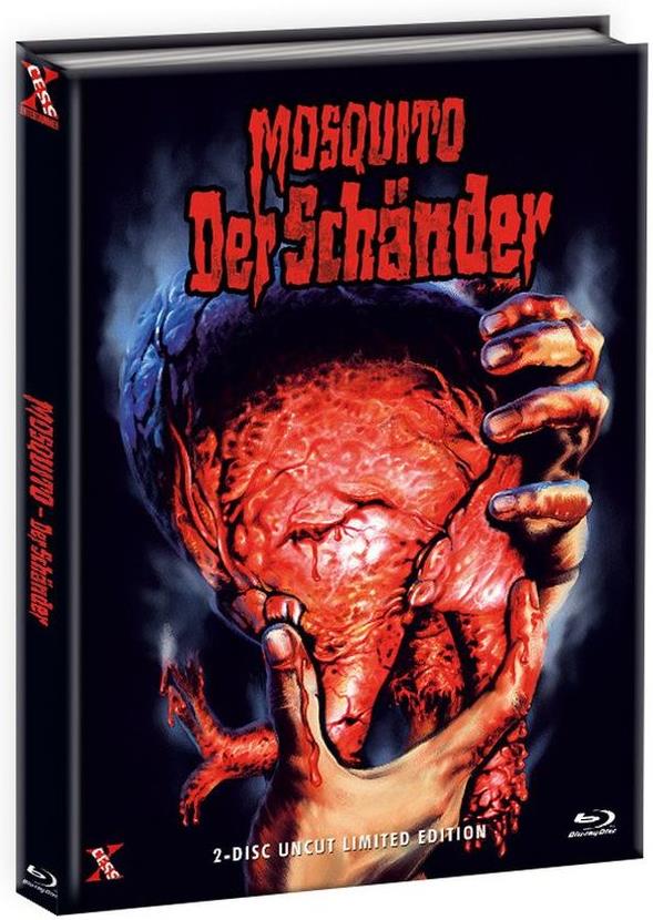 Mosquito - Der Schänder (1977) (Cover B, Limited Edition, Mediabook, Uncut, Blu-ray + DVD)