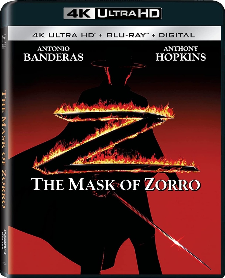 The mask of Zorro (1998) (4K Ultra HD + Blu-ray)