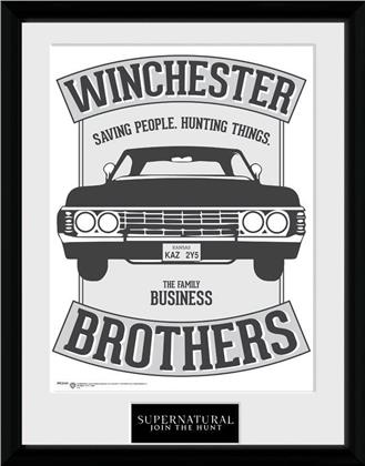 Supernatural - Winchester - Framed Print