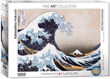 Katsushika Hokusai: Die große Welle - 1000 Teile Puzzle